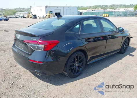 2022 Honda Civic Sport z USA, uszkodzony, nr VIN 2HGFE2F53NH567009